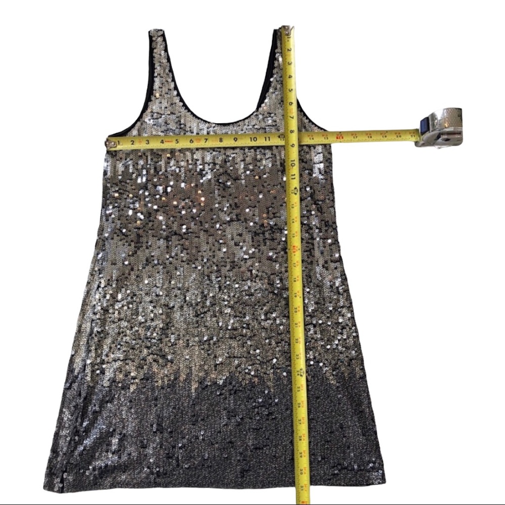 Sexy Little y2k Sequin Mini Slip Dress by Express Cocktail Party Date Night Prom - Picture 5 of 7